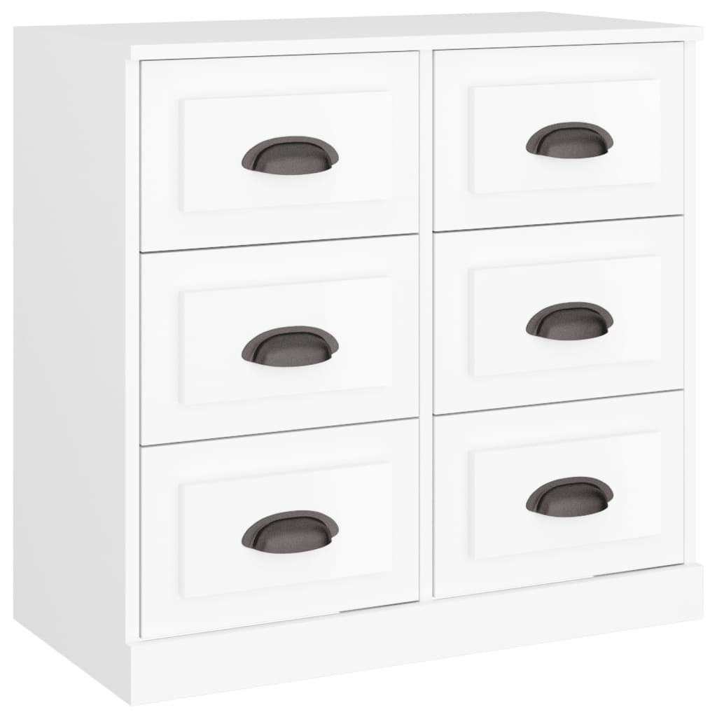 Sideboard White 70x35,5x67,5 cm Engineered Wood
