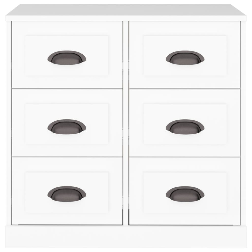 Sideboard White 70x35,5x67,5 cm Engineered Wood