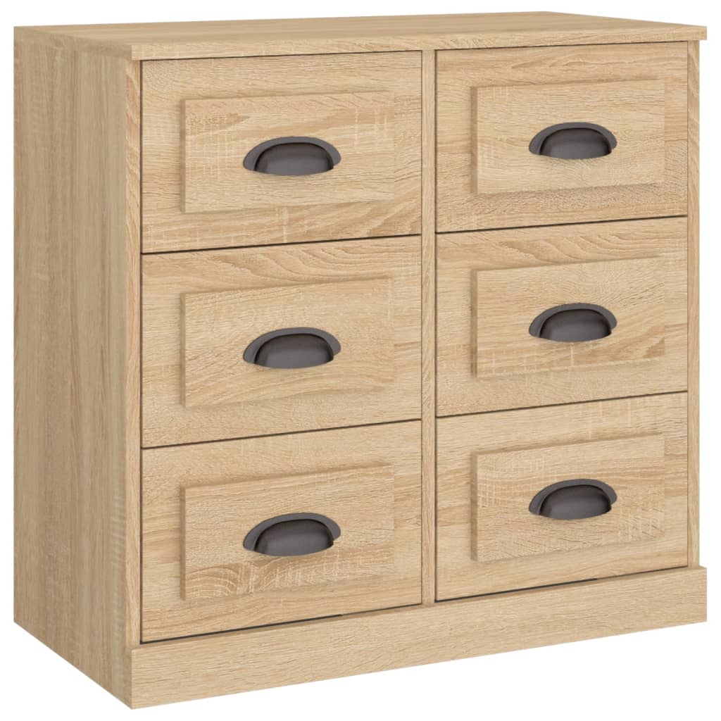 Sideboard Sonoma Oak 70x35,5x67,5 cm Engineered Wood
