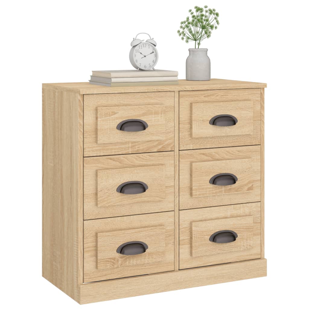 Sideboard Sonoma Oak 70x35,5x67,5 cm Engineered Wood
