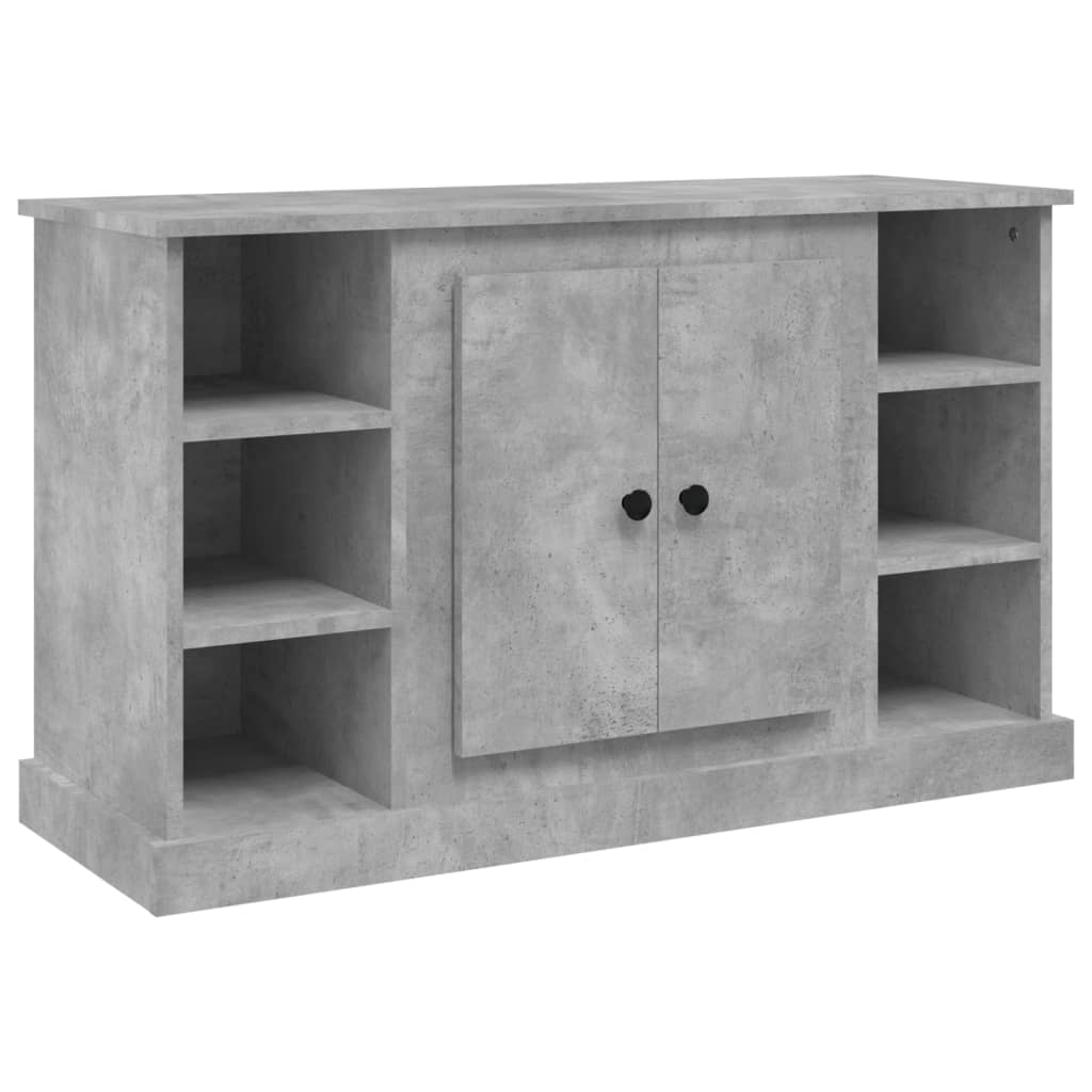Sideboard Concrete Grey 100x35,5x60 cm Engineered Wood