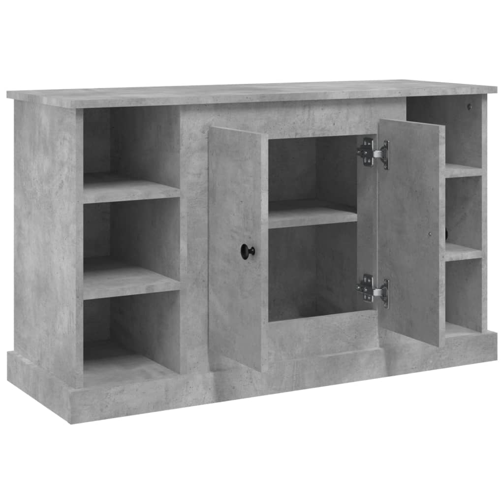 Sideboard Concrete Grey 100x35,5x60 cm Engineered Wood