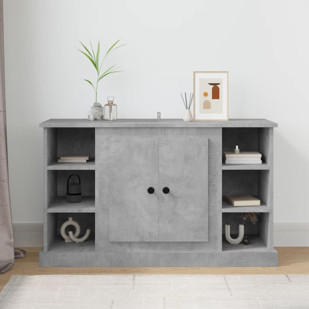 Sideboard Concrete Grey 100x35,5x60 cm Engineered Wood