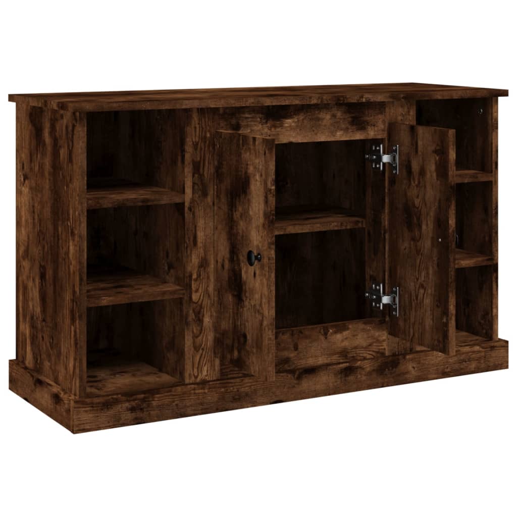 Sideboard Smoked Oak 100x35,5x60 cm Engineered Wood