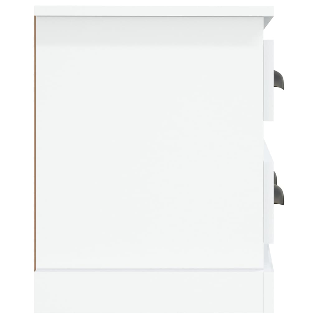 TV Cabinet High Gloss White 100x35,5x45 cm Engineered Wood