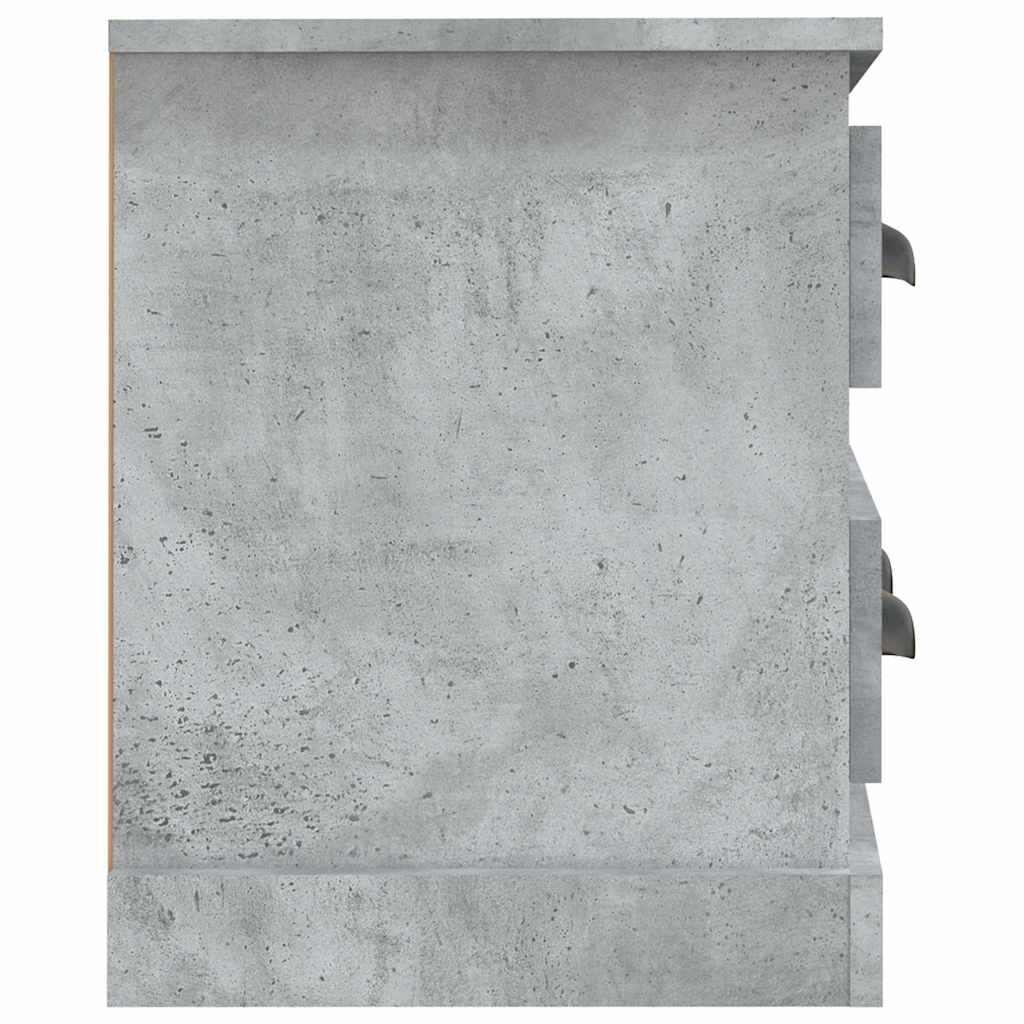 TV Cabinet Concrete Grey 100x35,5x45 cm Engineered Wood