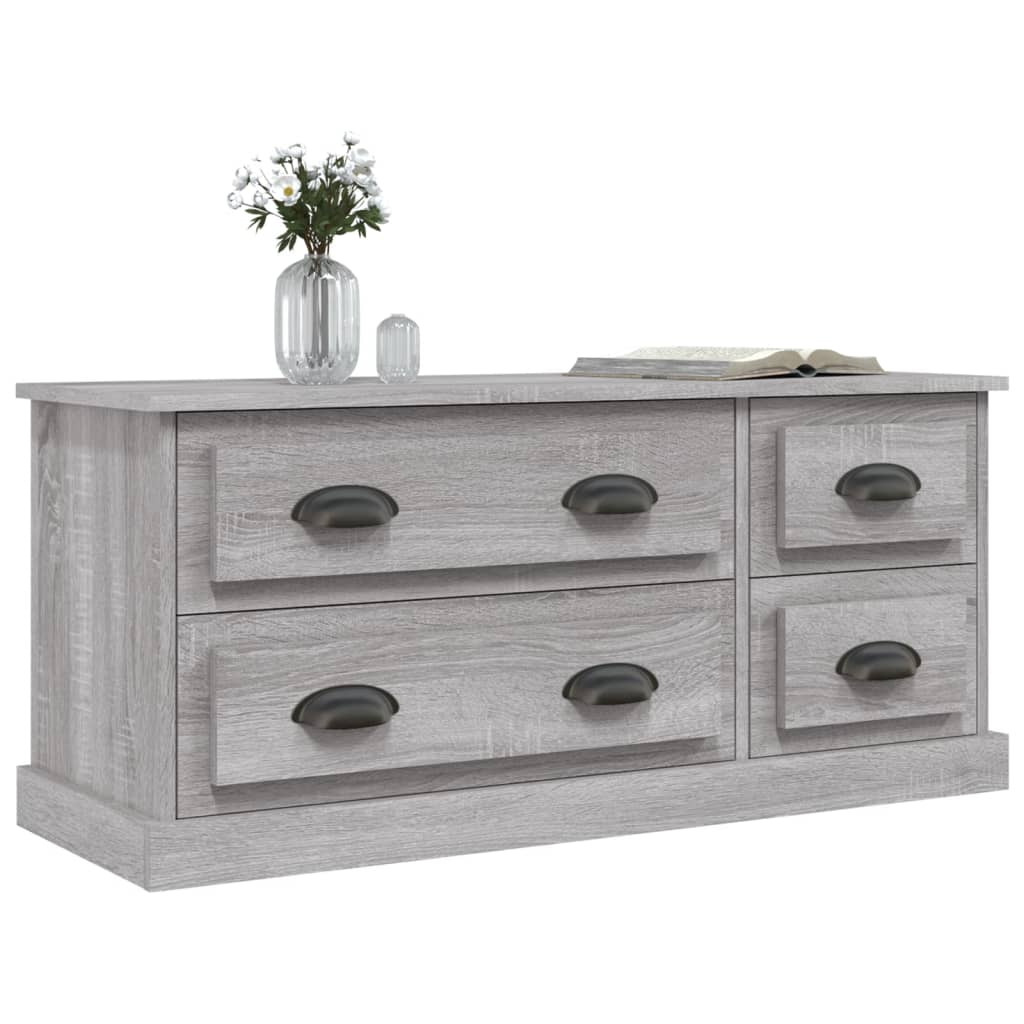 TV Cabinet Grey Sonoma 100x35,5x45 cm Engineered Wood