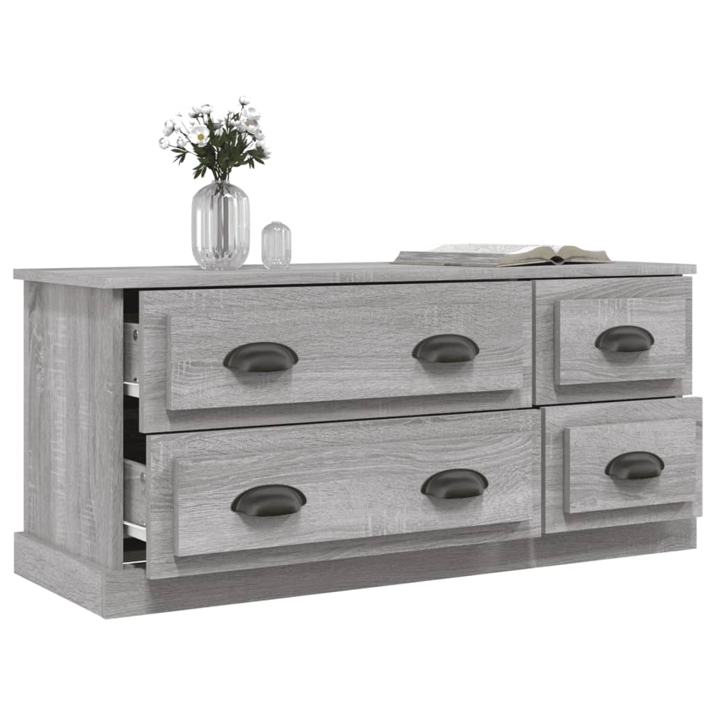 TV Cabinet Grey Sonoma 100x35,5x45 cm Engineered Wood