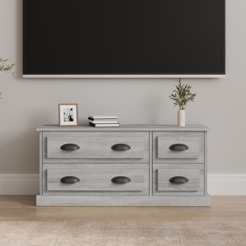 TV Cabinet Grey Sonoma 100x35,5x45 cm Engineered Wood