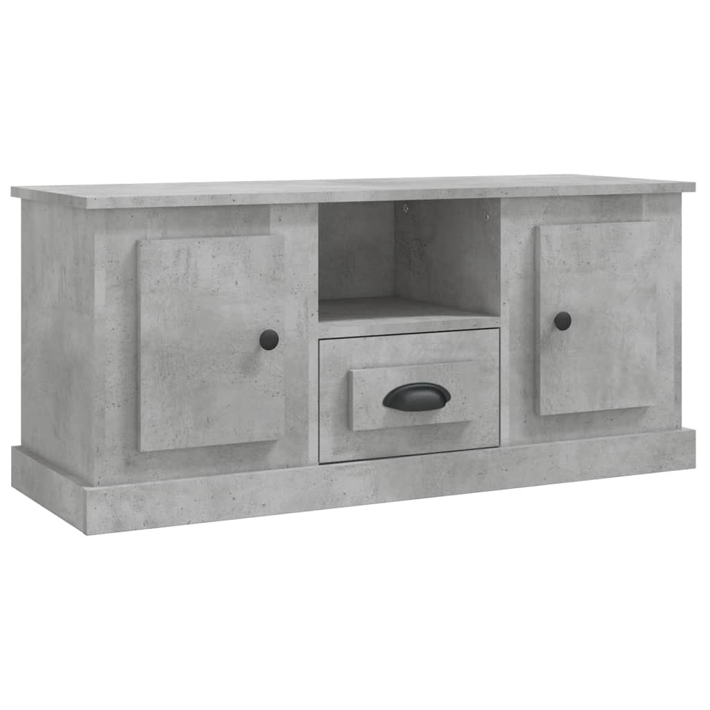 TV Cabinet Concrete Grey 100x35,5x45 cm Engineered Wood