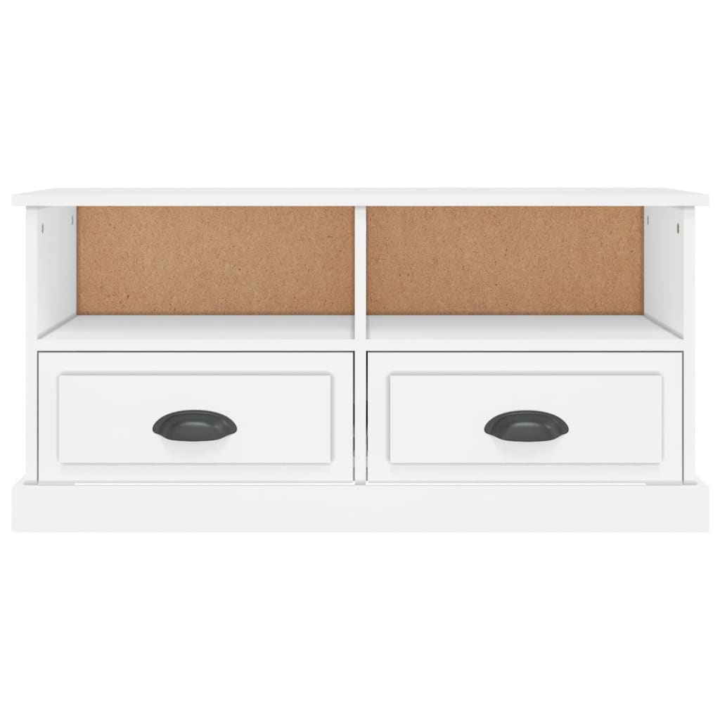 TV Cabinet White 93x35,5x45 cm Engineered Wood
