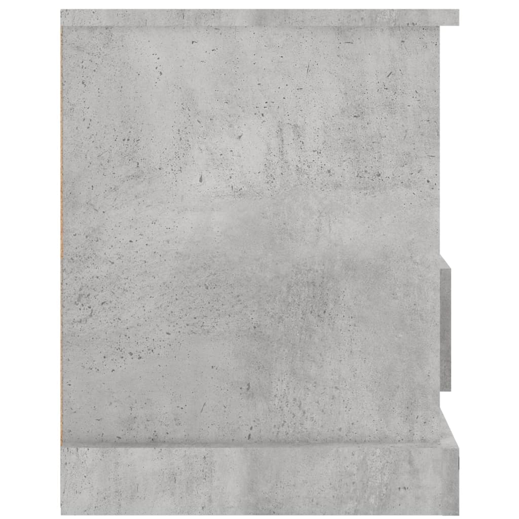 TV Cabinet Concrete Grey 93x35,5x45 cm Engineered Wood