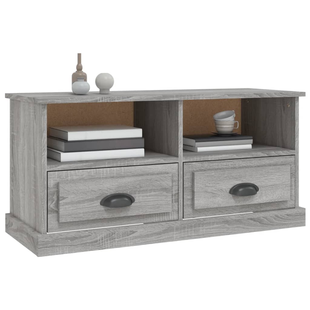 TV Cabinet Grey Sonoma 93x35,5x45 cm Engineered Wood