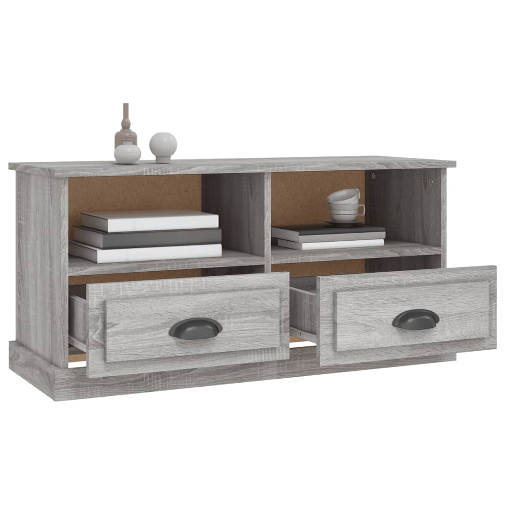 TV Cabinet Grey Sonoma 93x35,5x45 cm Engineered Wood