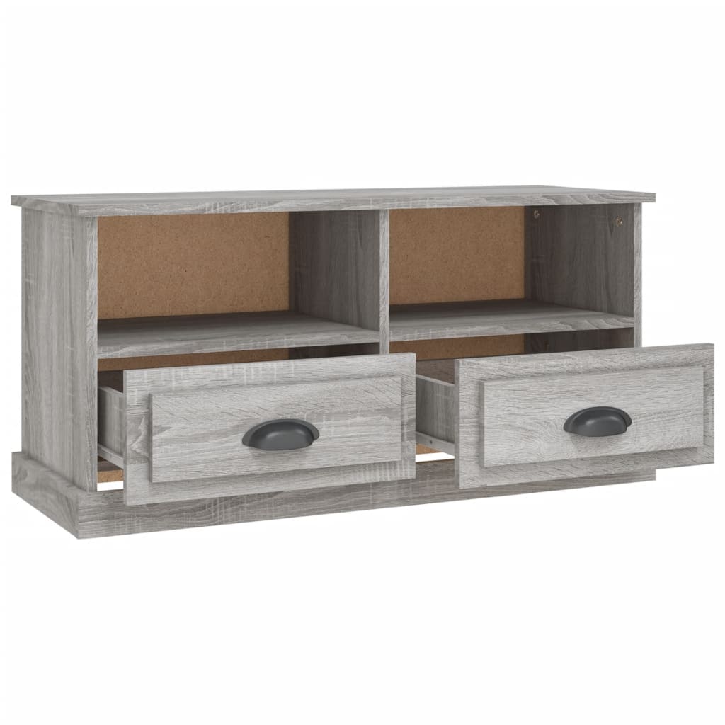 TV Cabinet Grey Sonoma 93x35,5x45 cm Engineered Wood