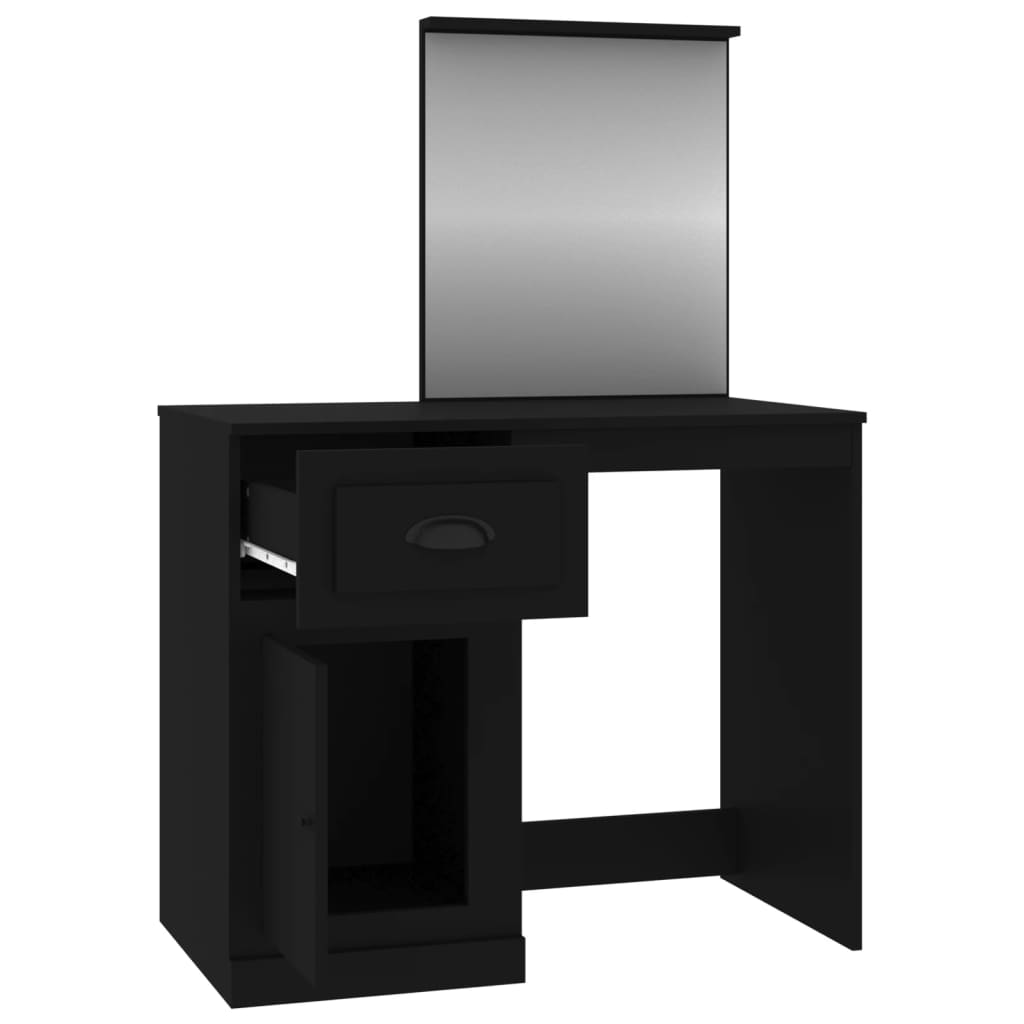 Dressing Table | Black | Engineered wood, acrylic | Standard