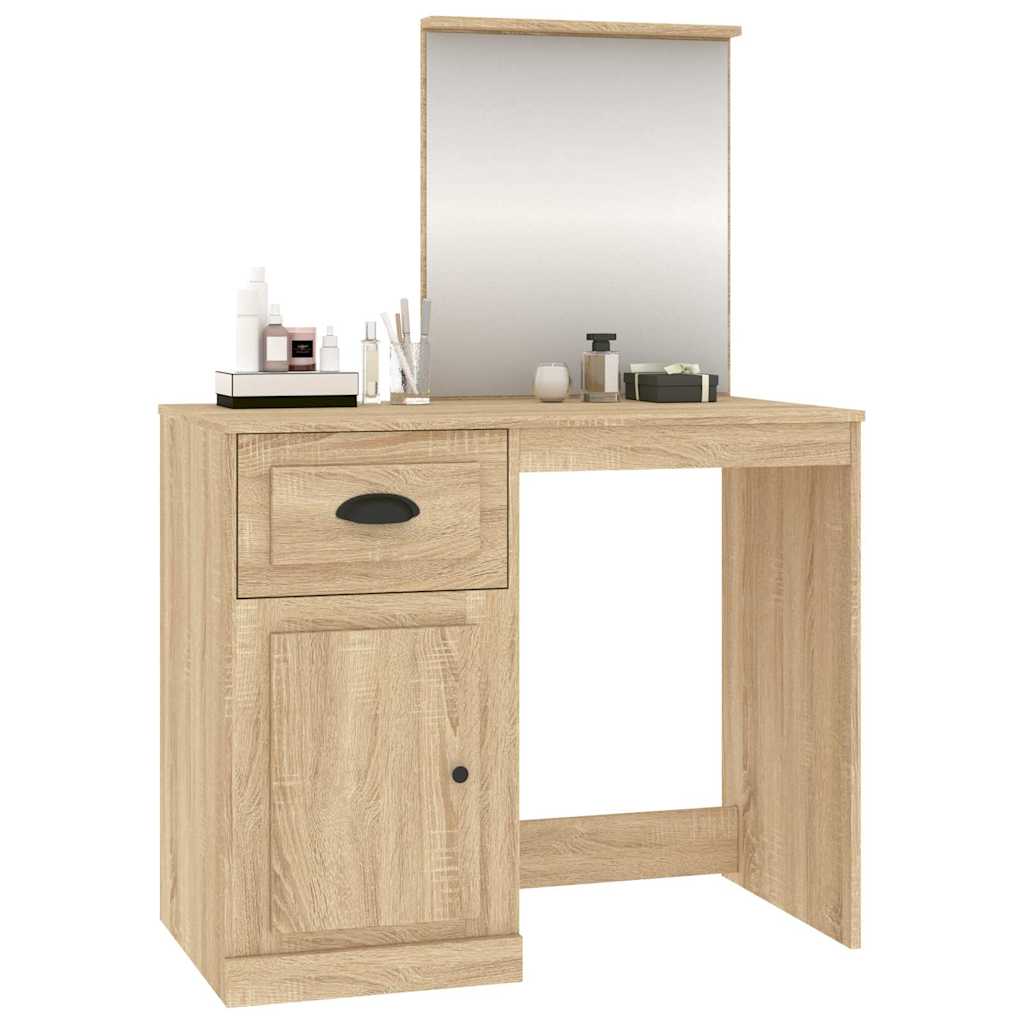 Dressing Table | Sonoma Oak | Engineered wood, acrylic | 90x50x132.5 cm
