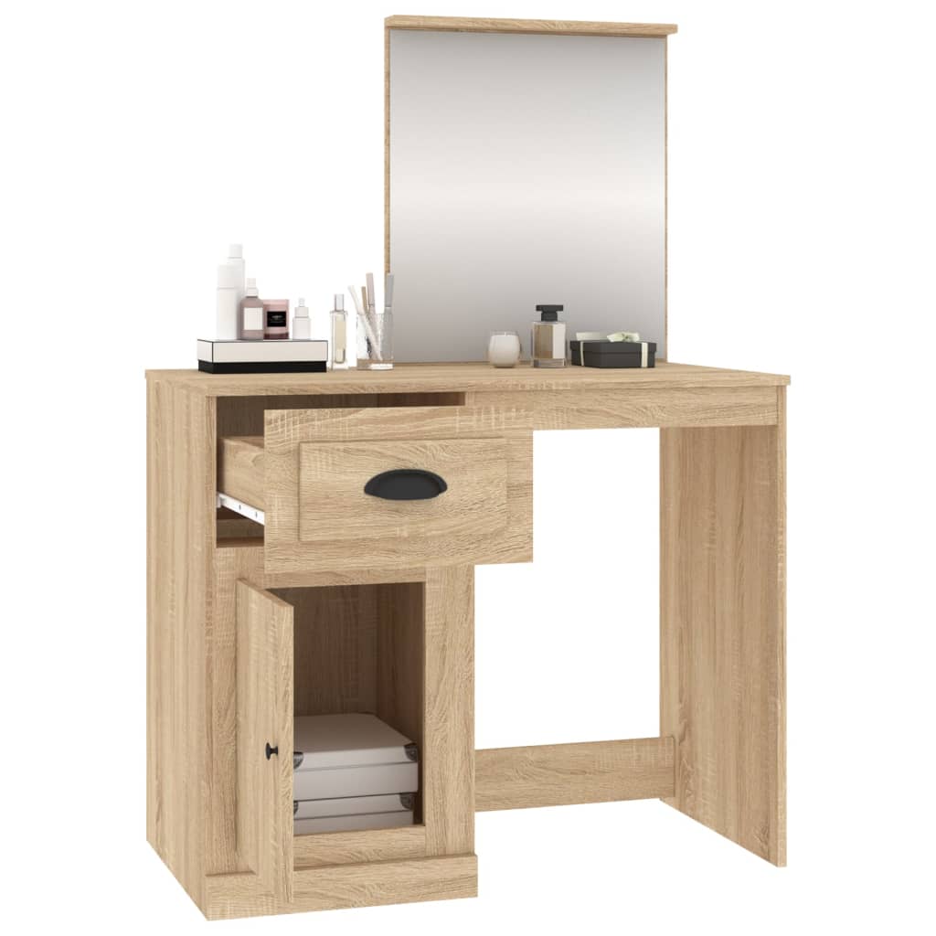 Dressing Table | Sonoma Oak | Engineered wood, acrylic | 90x50x132.5 cm