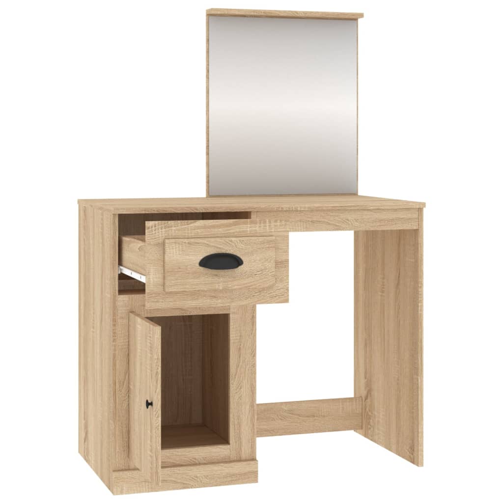Dressing Table | Sonoma Oak | Engineered wood, acrylic | 90x50x132.5 cm