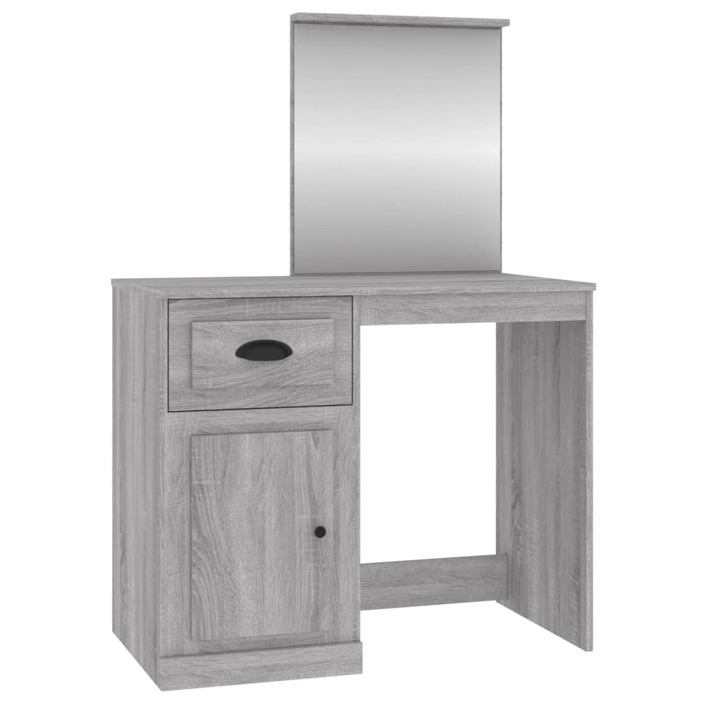 Dressing Table | Grey Sonona | Engineered Wood, Acrylic