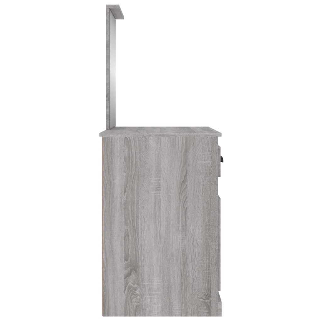 Dressing Table | Grey Sonona | Engineered Wood, Acrylic