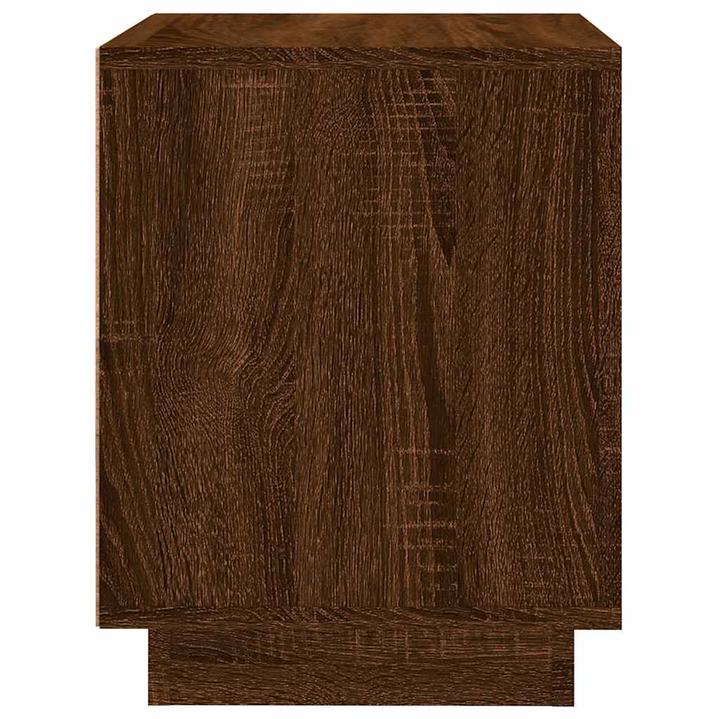 Bedside Cabinets 2 pcs Brown Oak 44x35x45 cm Engineered Wood