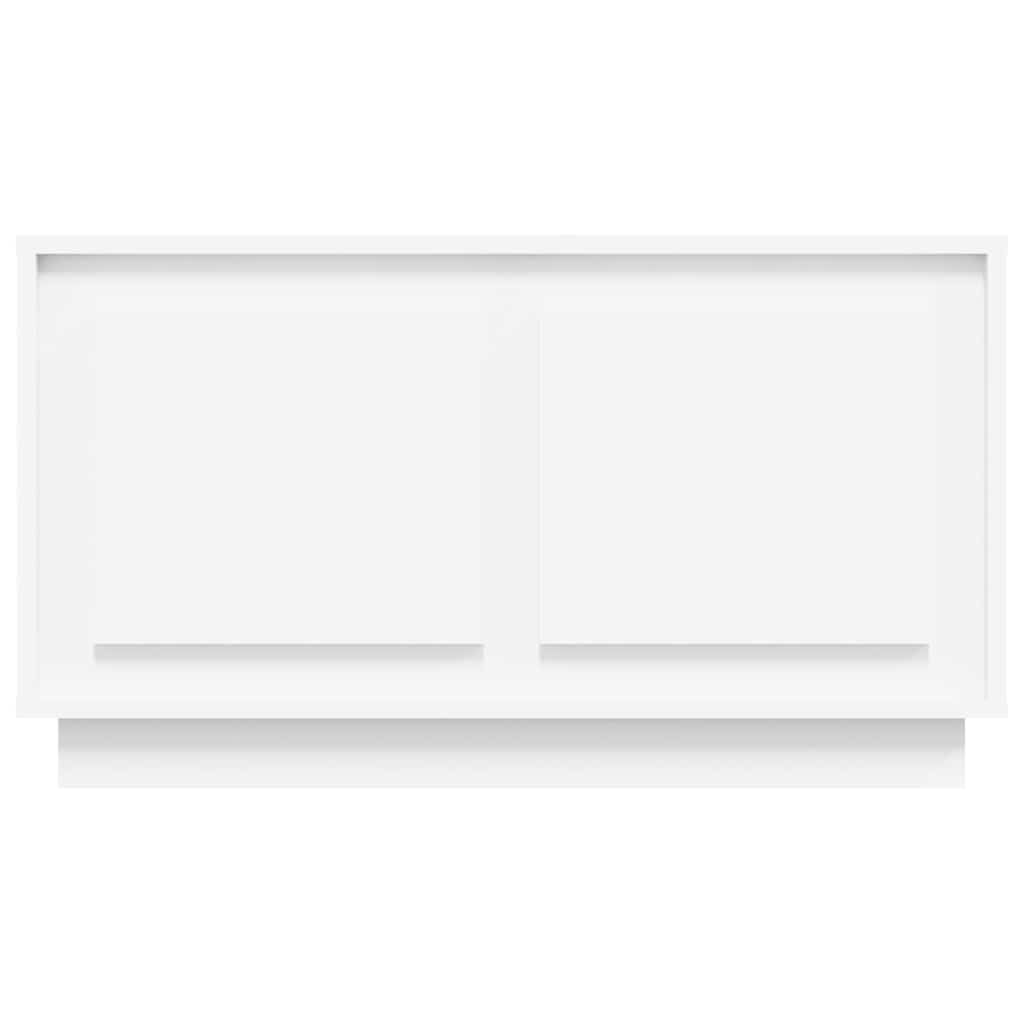 TV Cabinet White 80x35x45 cm Engineered Wood