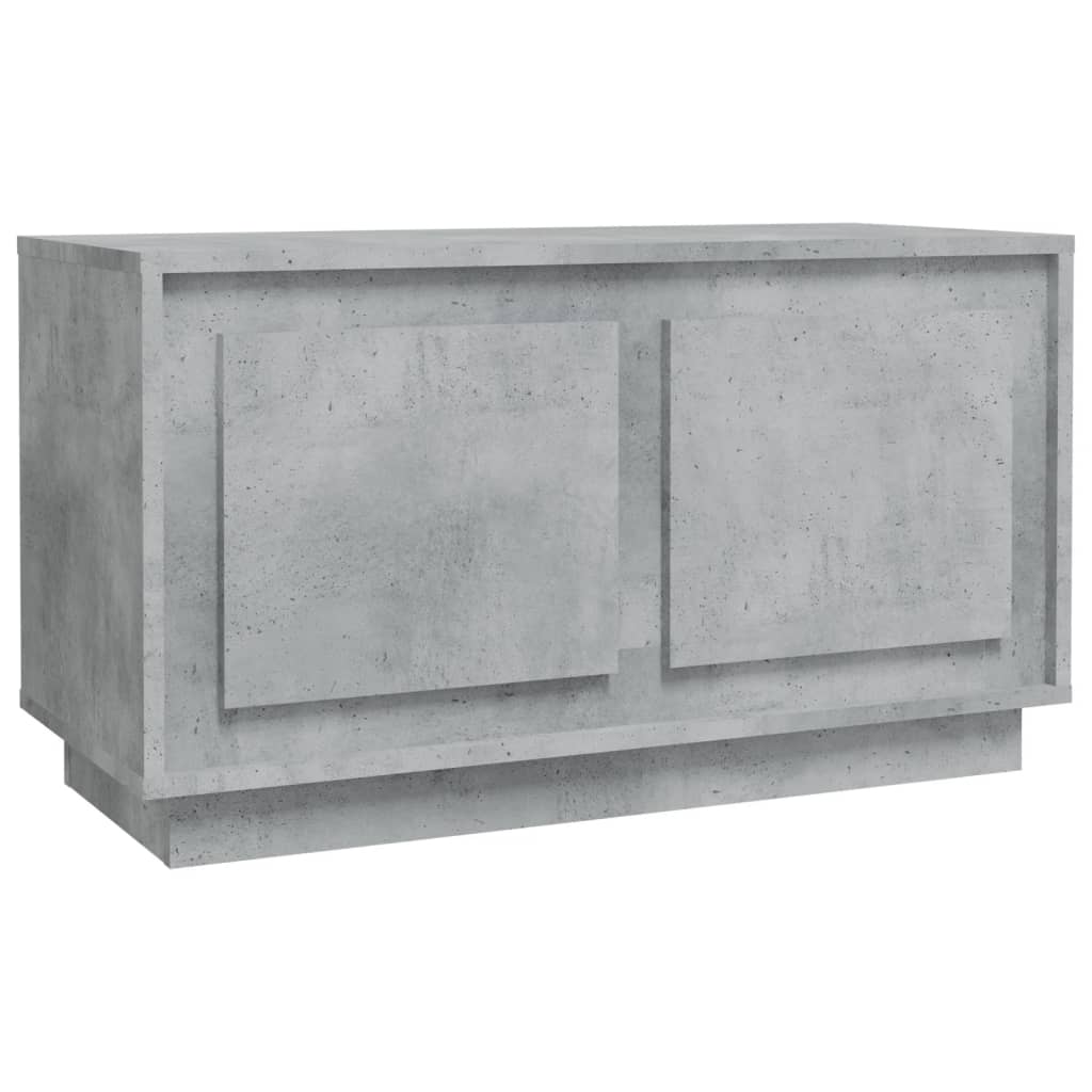 vidaXL TV Cabinet Concrete Grey 80x35x45 cm Engineered Wood