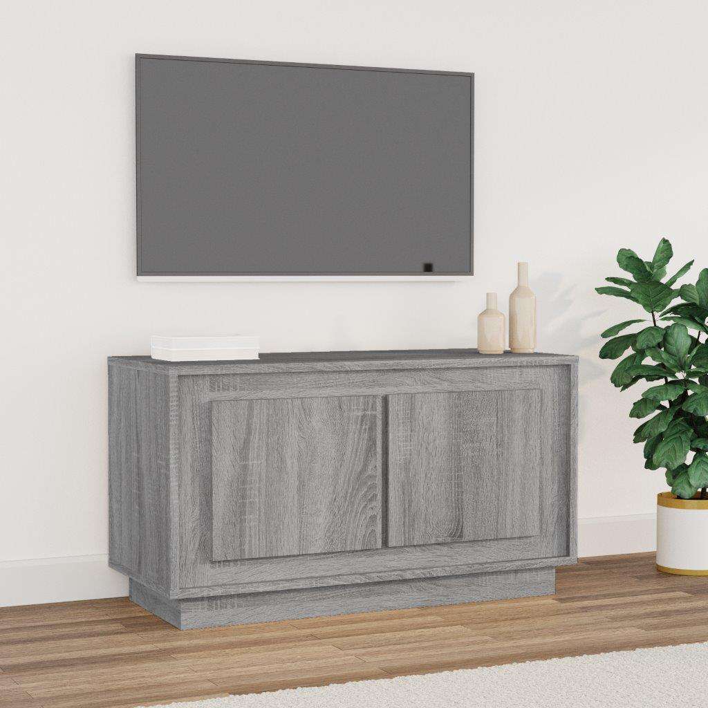 TV Cabinet Grey Sonoma 80x35x45 cm Engineered Wood