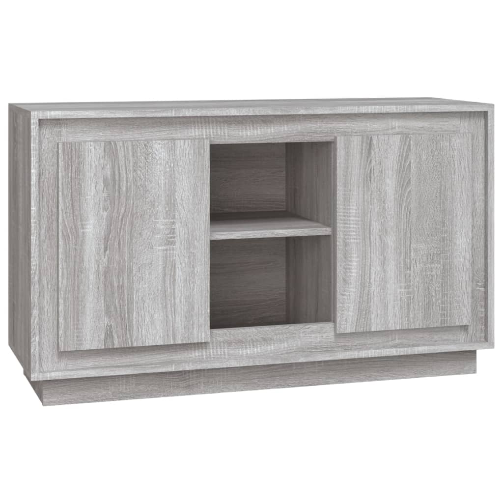 Sideboard Grey Sonoma 102x35x60 cm Engineered Wood