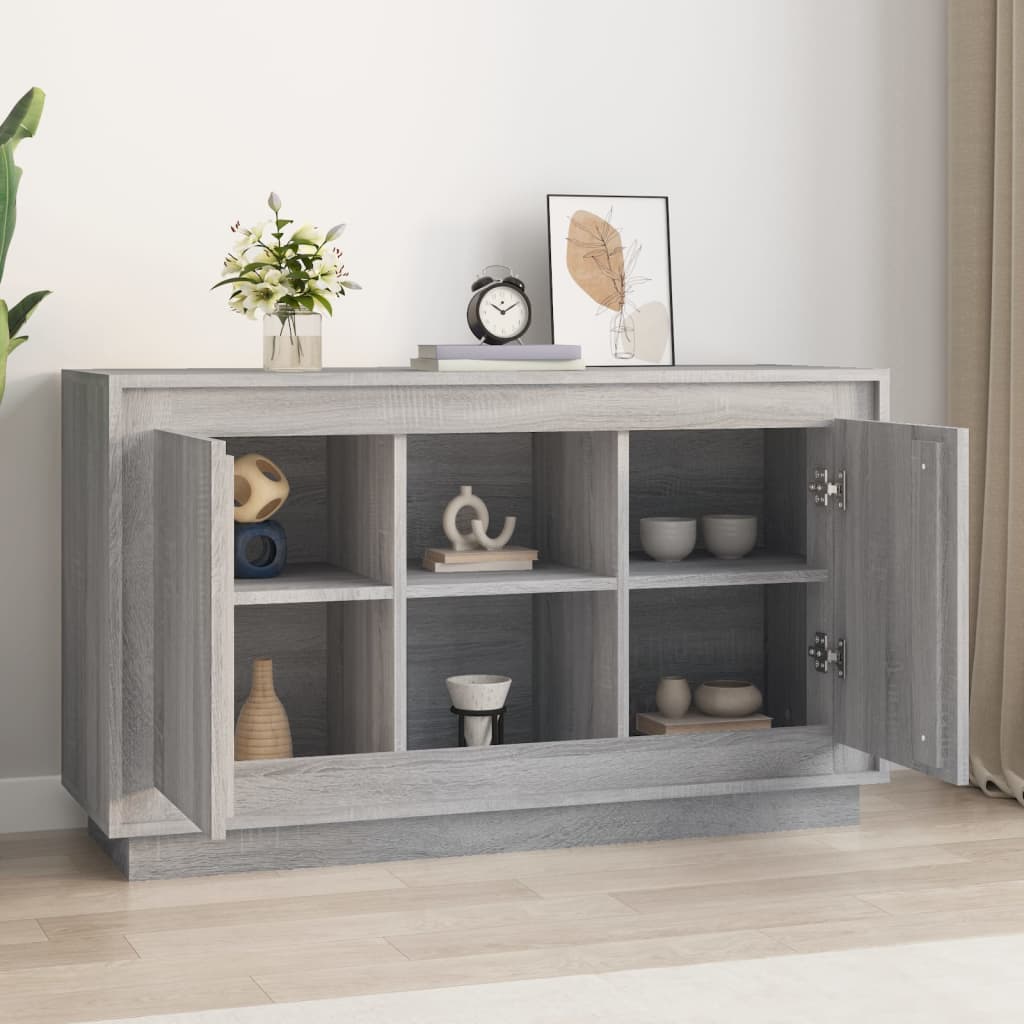 Sideboard Grey Sonoma 102x35x60 cm Engineered Wood