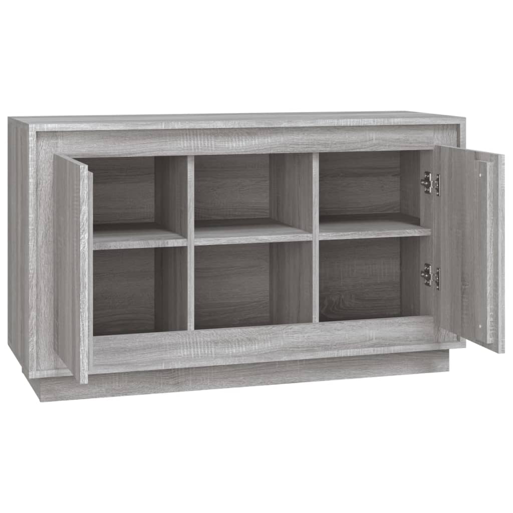 Sideboard Grey Sonoma 102x35x60 cm Engineered Wood