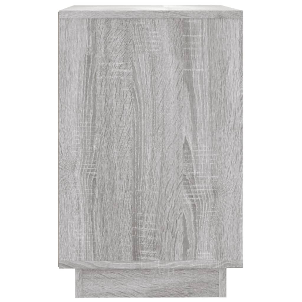 Sideboard Grey Sonoma 102x35x60 cm Engineered Wood