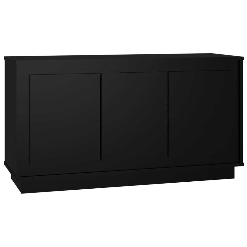 vidaXL Sideboard Black 102x35x55 cm Engineered Wood
