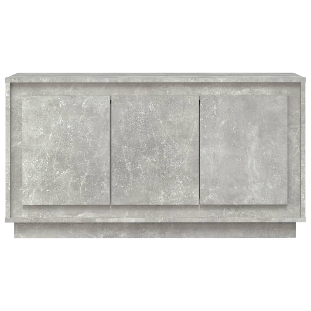 vidaXL Sideboard Concrete Grey 102x35x55 cm Engineered Wood