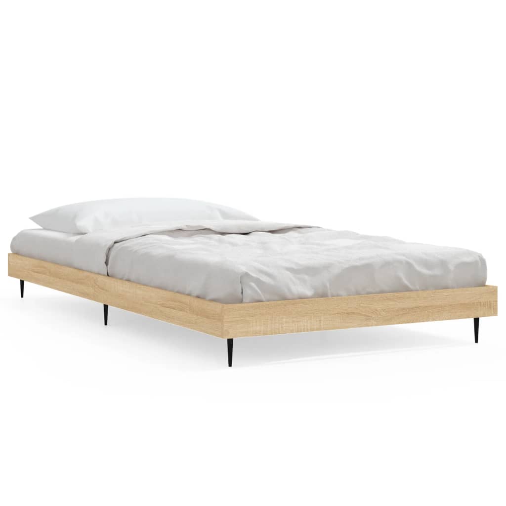 Bedframe Sonoma Eiken 90x200 cm Engineered Wood