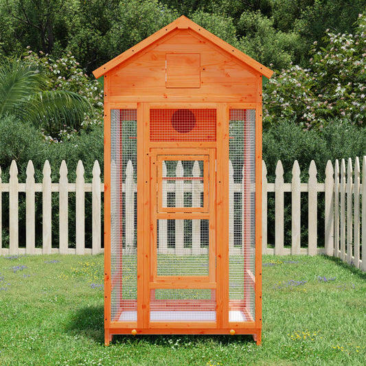 Bird House Brown 91,5x53x170 cm Solid Wood Pine