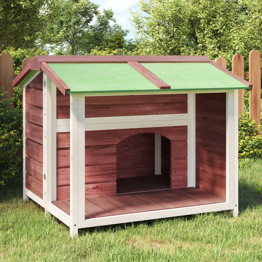 vidaXL Dog Kennel Mocha 96x87x80.5 cm Solid Wood Pine