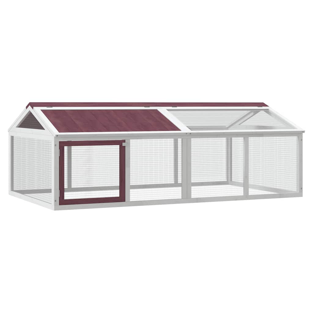 Run Box Mocha 200x112.5x74 cm Solid Wood Pine