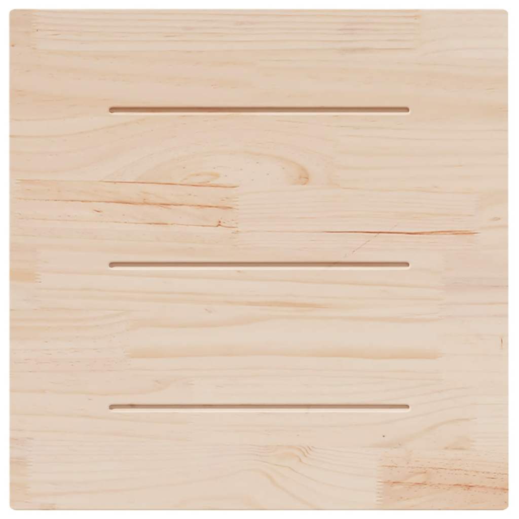 Table Top 80x80x2.5 cm Solid Wood Pine Square