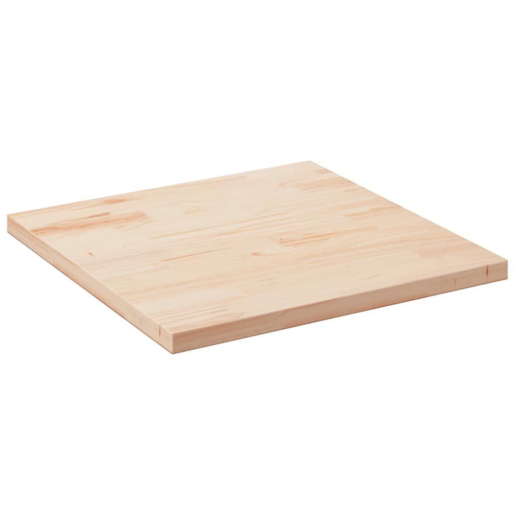 Table Top 90x90x2.5 cm Solid Wood Pine Square