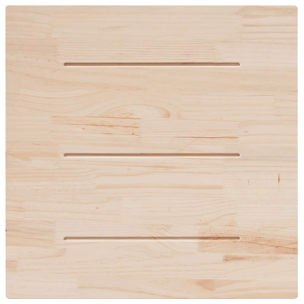 Table Top 90x90x2.5 cm Solid Wood Pine Square