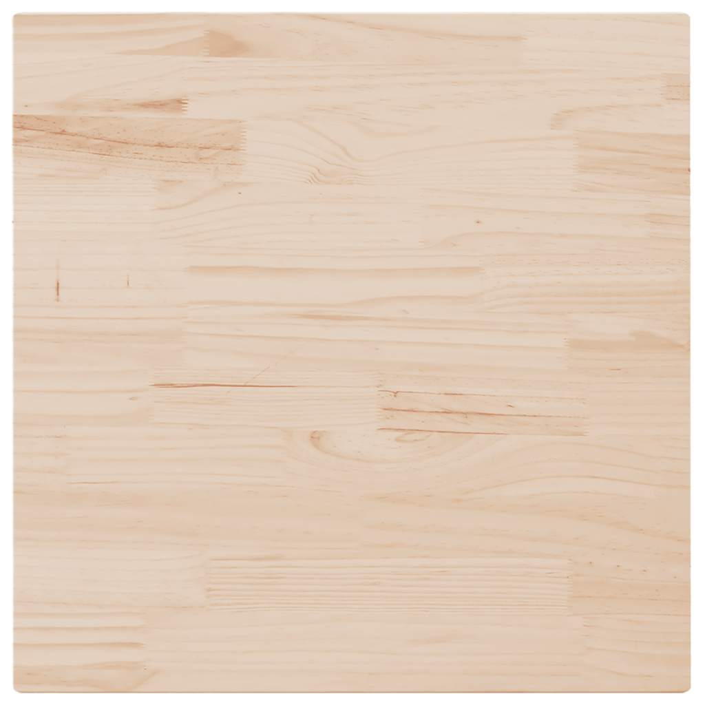 Table Top 90x90x2.5 cm Solid Wood Pine Square