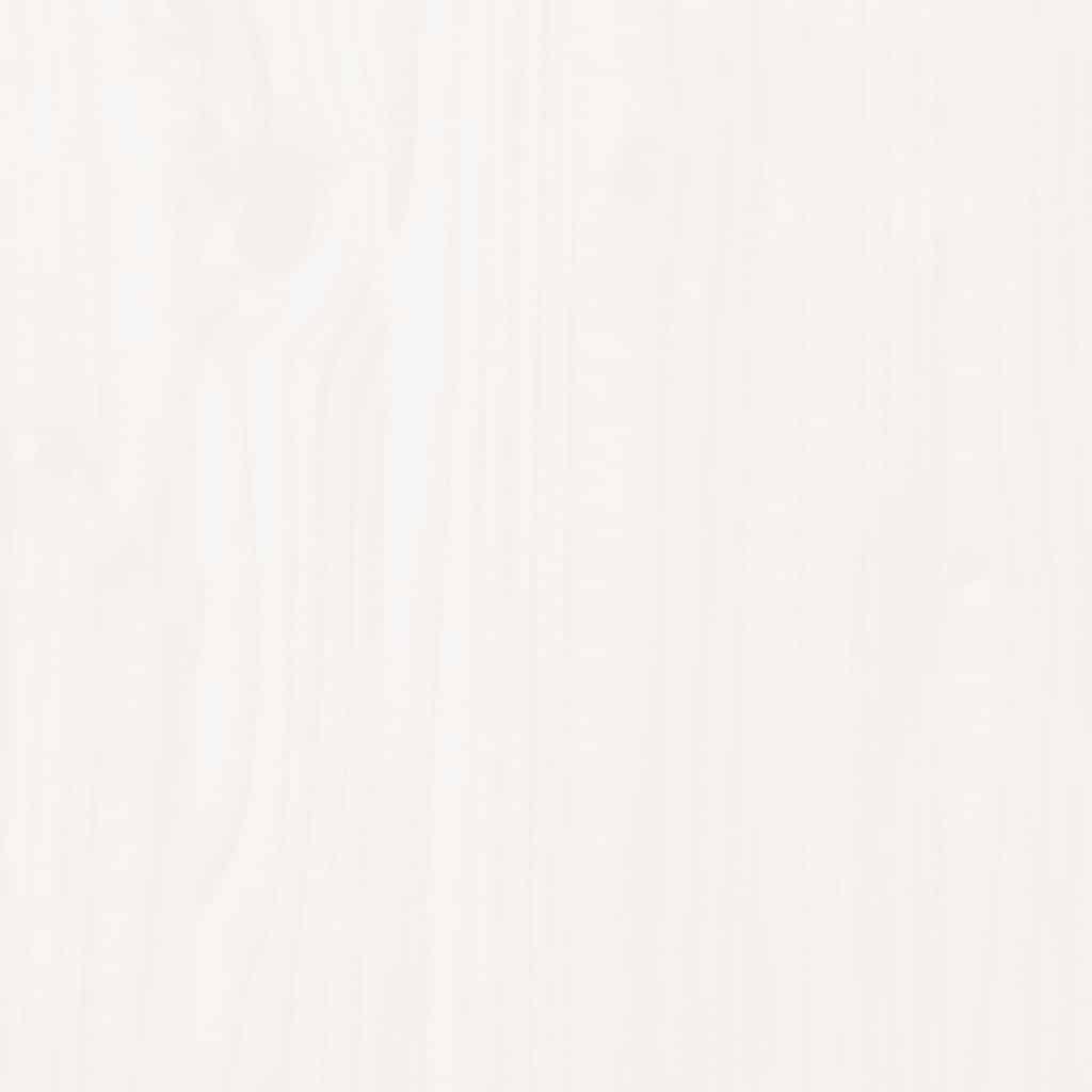 vidaXL Table Top White 80x40x2.5 cm Solid Wood Pine Rectangular