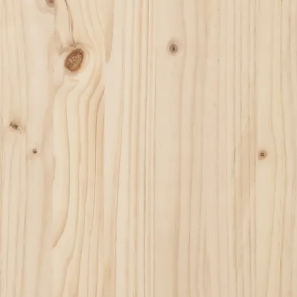 vidaXL Table Top 110x60x2.5 cm Solid Wood Pine Rectangular