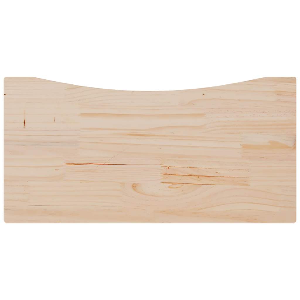 Desk Top 80x40x2,5 cm Solid Wood Pine