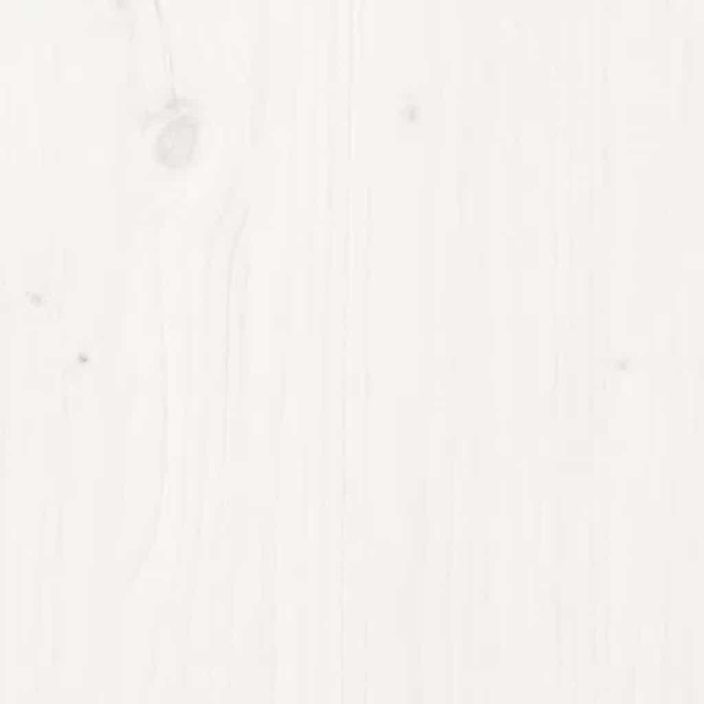 Desk Top White 110x55x2,5 cm Solid Wood Pine