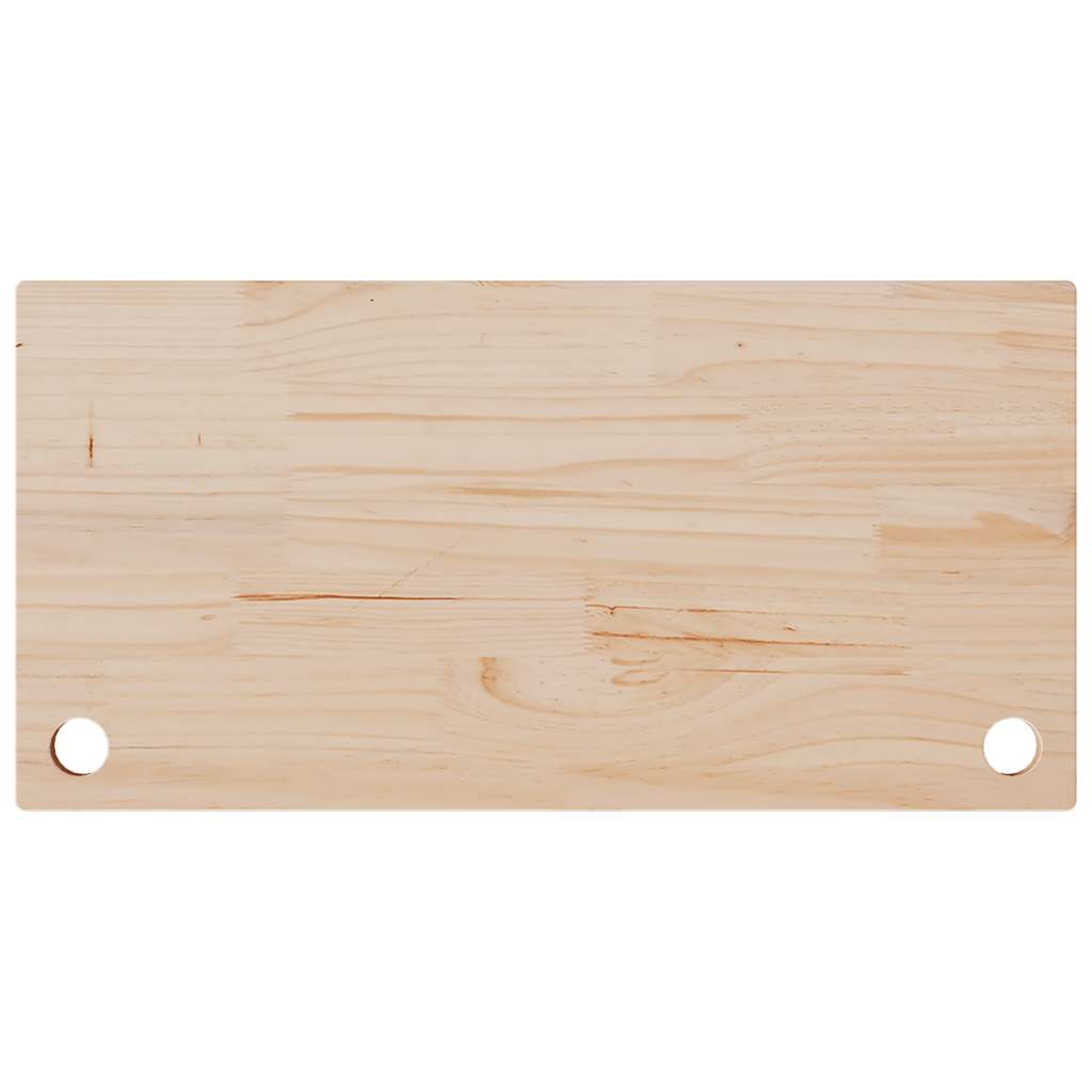 Desk Top 80x40x2,5 cm Solid Wood Pine