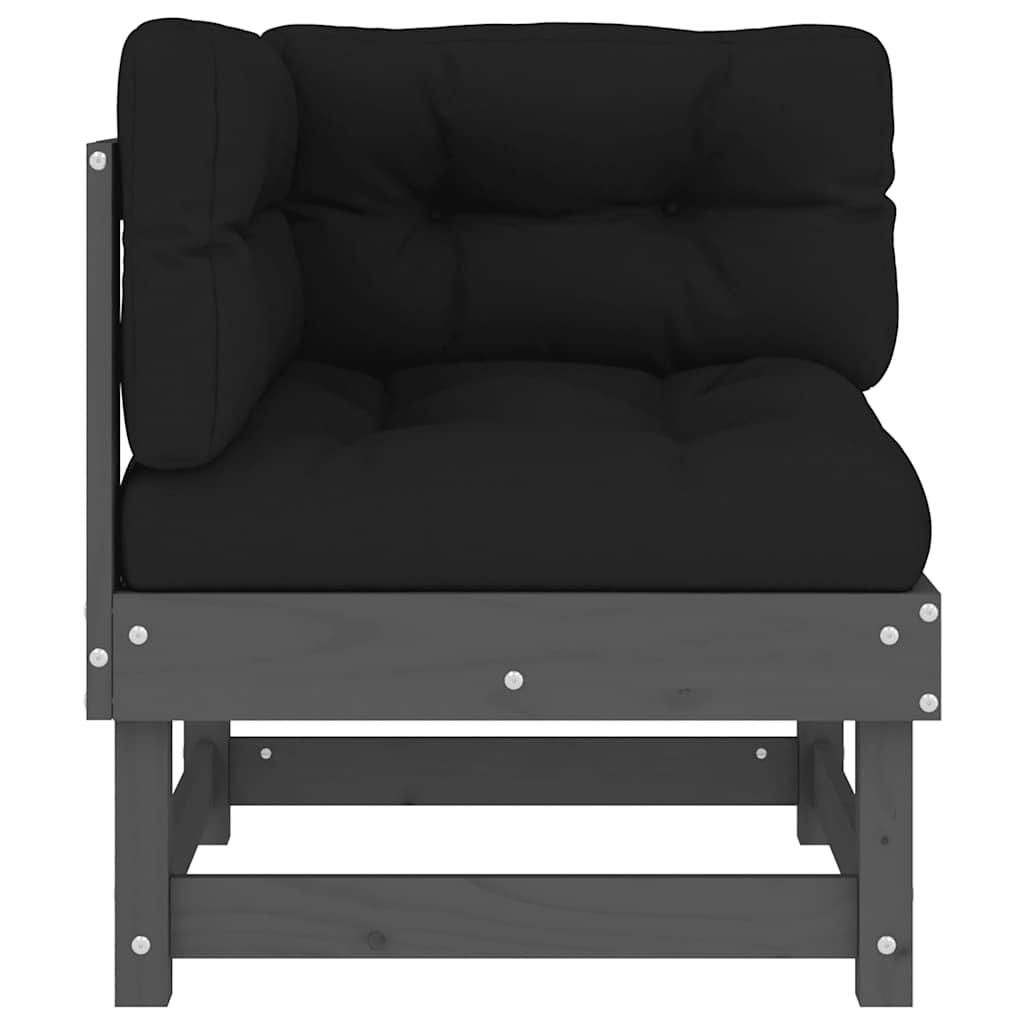 Corner Sofa | Grey | Solid pine wood, Oxford fabric | Medium | Modular