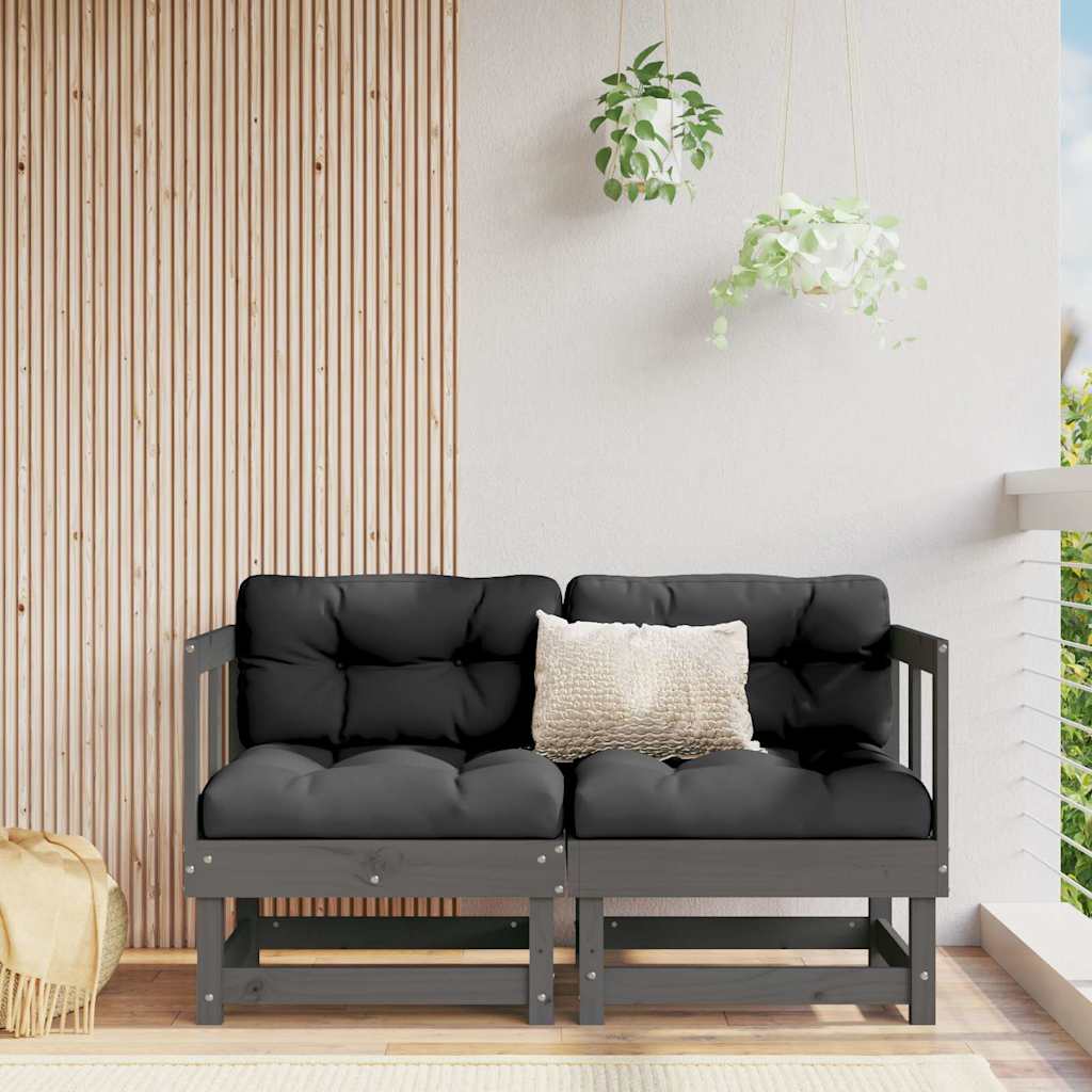 Corner Sofa | Grey | Solid pine wood, Oxford fabric | Medium | Modular